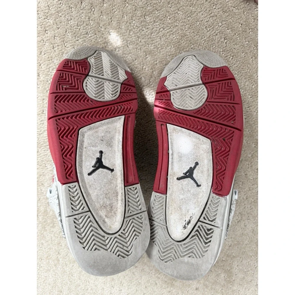 AIR JORDAN Nike Dub Zero Men Chicago Red White Sneakers Shoes (311046-160)Size 8